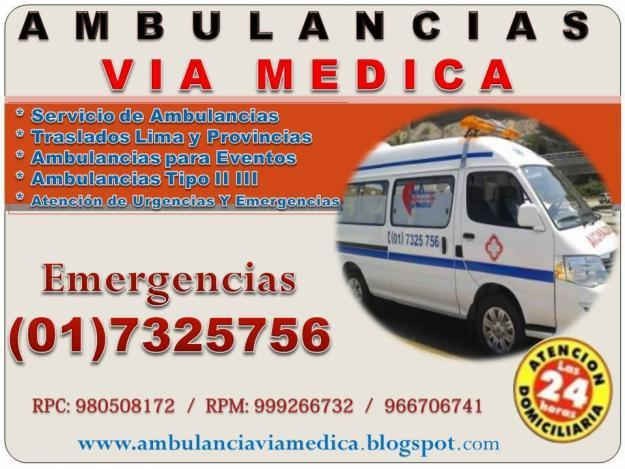 Ambulancias Vía Medica logo