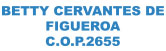 Cervantes Betty de Figueroa Cop 2655 logo