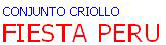 Conjunto Criollo Fiesta Perú logo