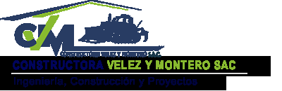 Constructora Velez y Montero logo