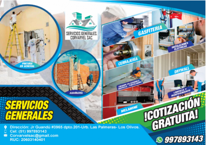 corvarvel sac >>servicios generales logo