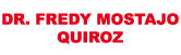 Dr. Fredy Mostajo Quiroz