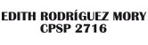 Edith Rodríguez Mory Cpsp 2716 logo