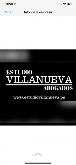 Estudio Villanueva Abogados. Abogados Laboralistas Perú logo