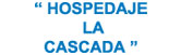 Hospedaje la Cascada logo