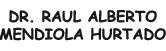 Mendiola Hurtado Raúl Alberto logo