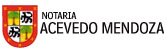 Notaría Acevedo Mendoza logo
