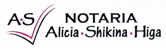 Notaría Alicia Shikina Higa logo