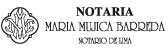 Notaría María Mujica Barreda logo