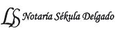 Notaría Sékula Delgado logo