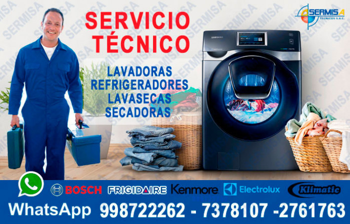 SERVICIO TECNICO DE LAVADORAS Y SECADORAS SERMISA