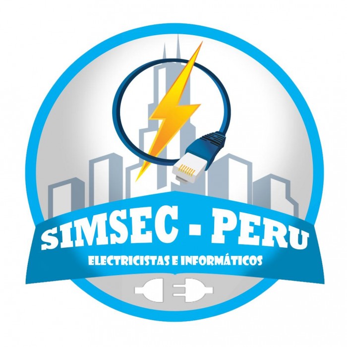 SIMSEC PERU ¨ELECTRICISTAS E INFORMÁTICOS¨ logo