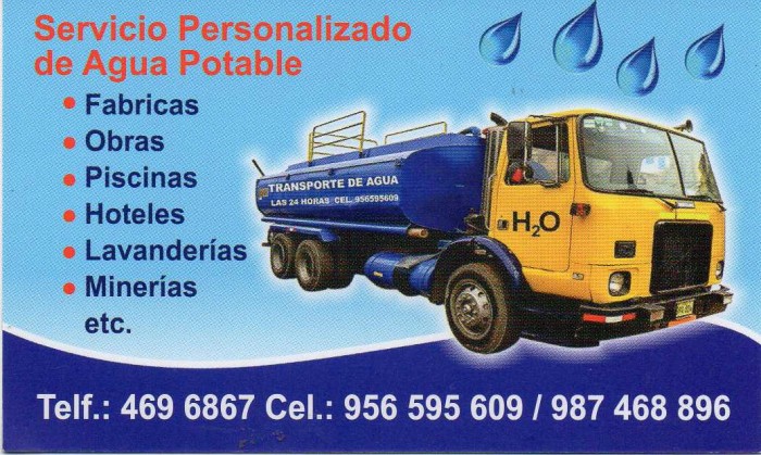 Transporte de Agua Potable Esgal, Chorrillos - Lima