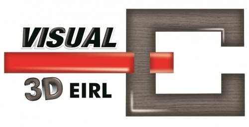 VISUAL 3D eirl logo